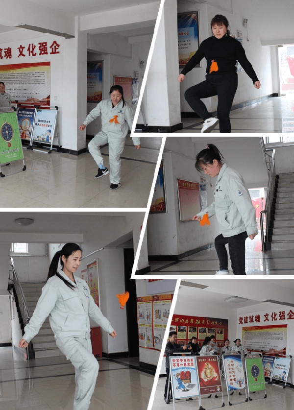 華浩軒公司舉辦女職工踢毽子比賽，慶?！叭恕眹H婦女節(jié)