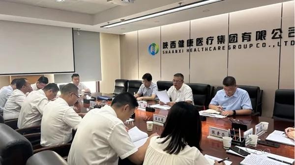 中陜核集團(tuán)黨委副書記、總經(jīng)理范明一行到中陜核陜西健康集團(tuán)...